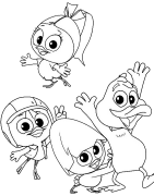 Calimero Онлайн -забарвлення